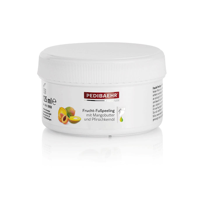 Exfoliante de frutas para pies