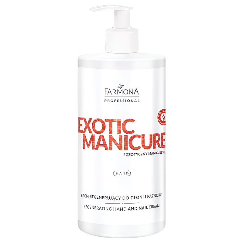 Crema regeneradora manos y uñas Exotic manicure, 500ml