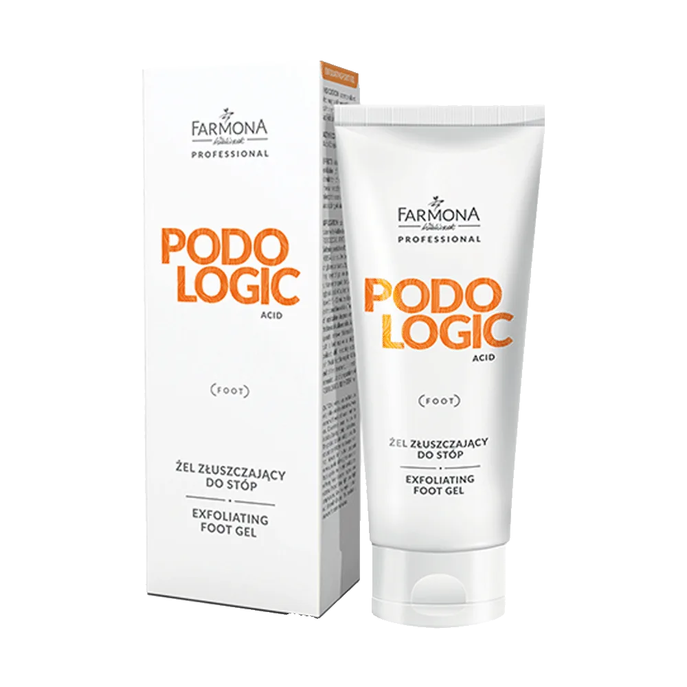 Gel exfoliante para pies con ácido Podologic acid Farmona 75 ml