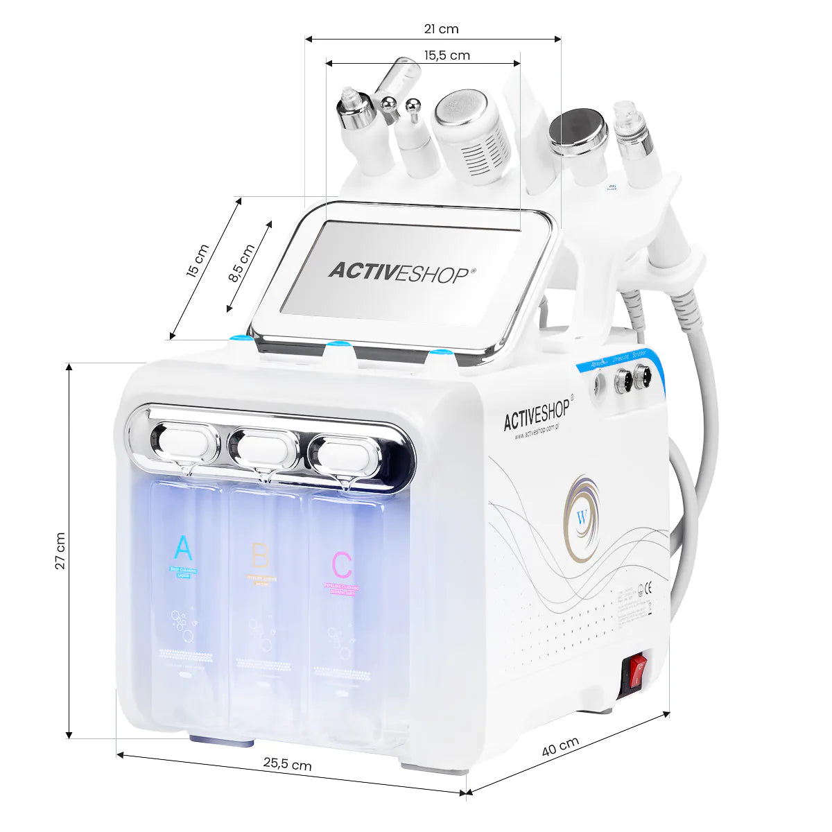 Dispositivo de purificación de hidrógeno H2+ 6-en-1