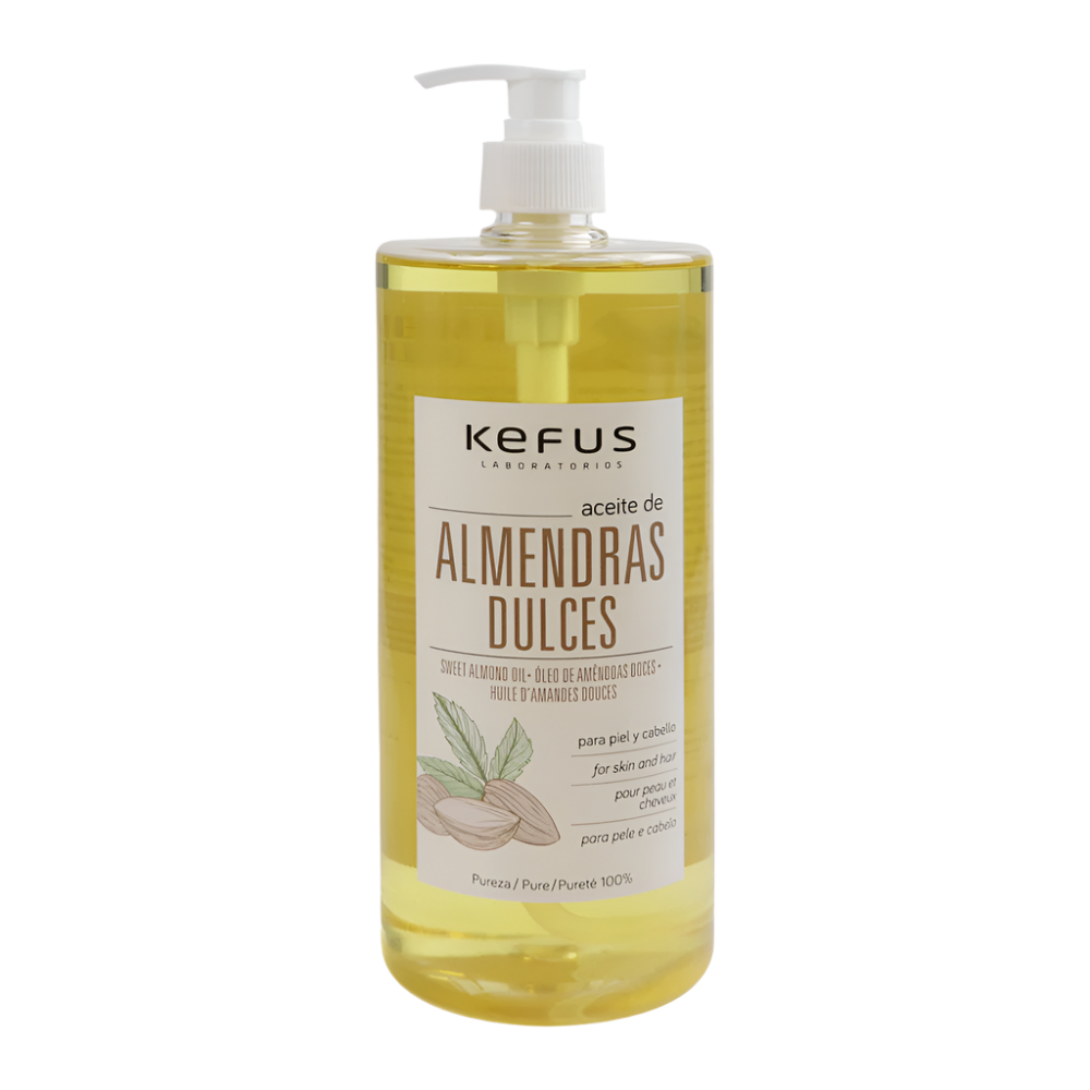 Aceite de almendras dulces puro Kefus, 1 L