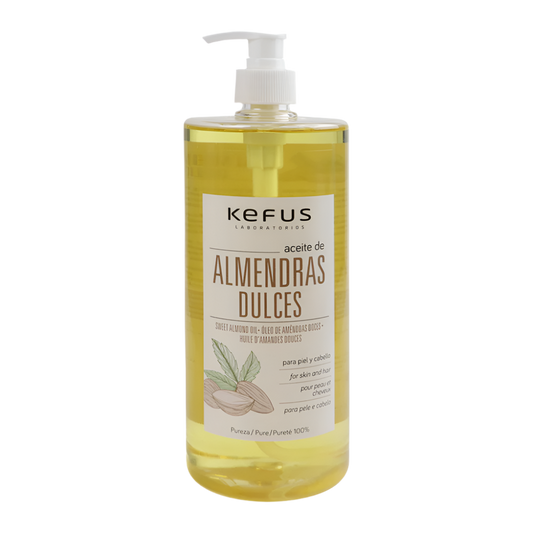 Aceite de almendras dulces puro Kefus, 1 L